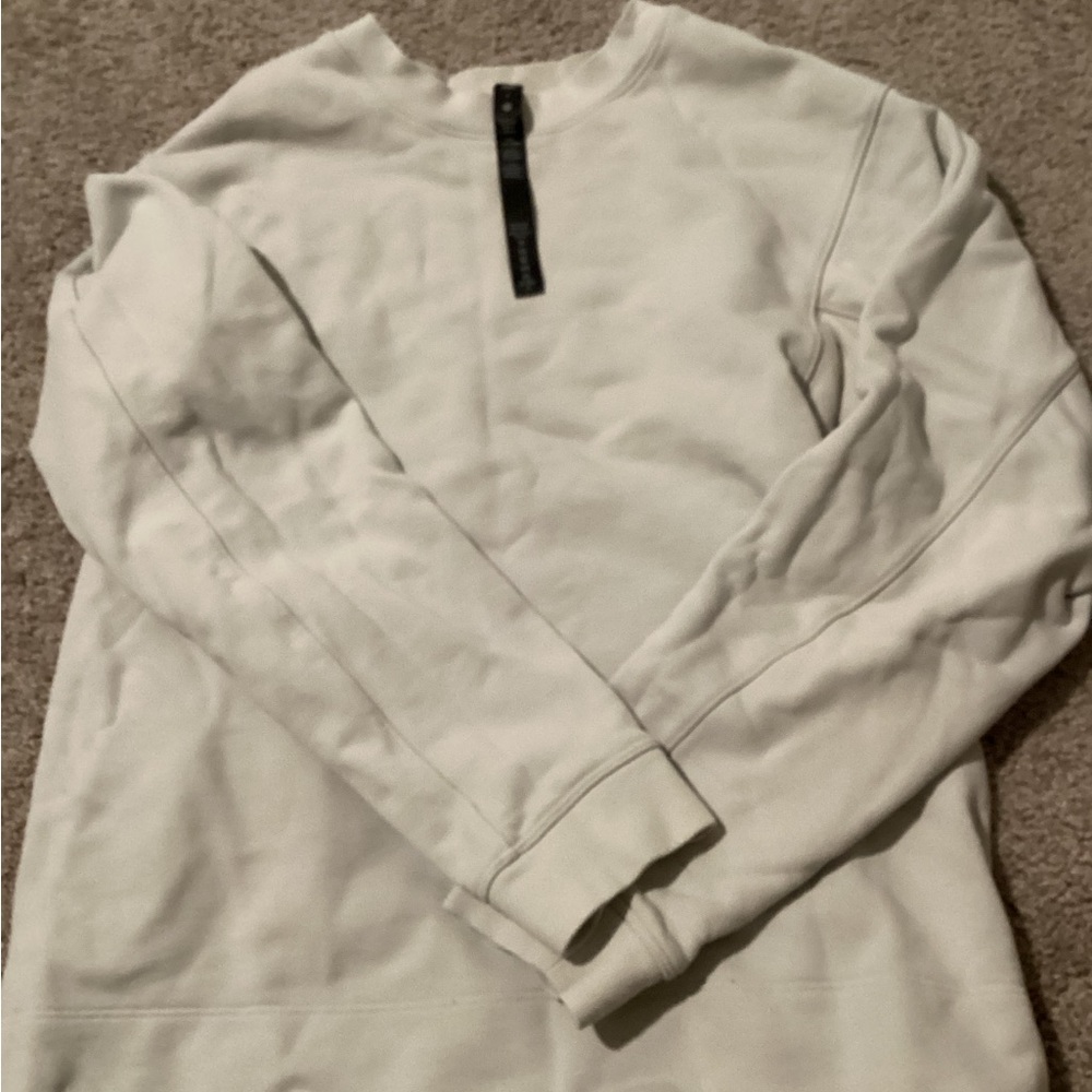 lululemon athletica Women's Cream Zip Up Sweater